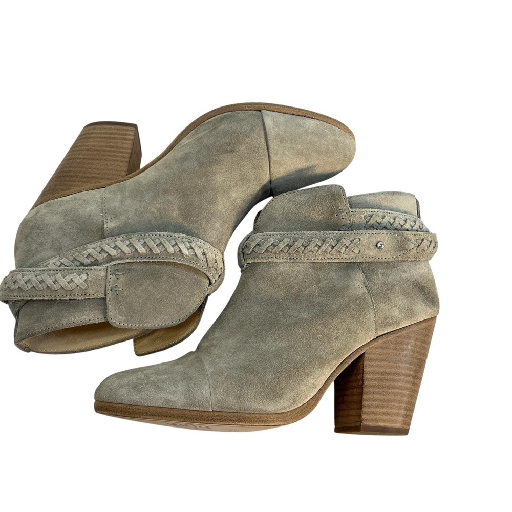 Rag and Bone Women's Grey Suede Harrow Boots Size EU 38.5US 7.5 - Picture 4 of 8